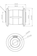 Load image into Gallery viewer, SuperPro Toyota Land Cruiser 300 Series (N/A North America) Rear Panhard Rod Bushing Kit