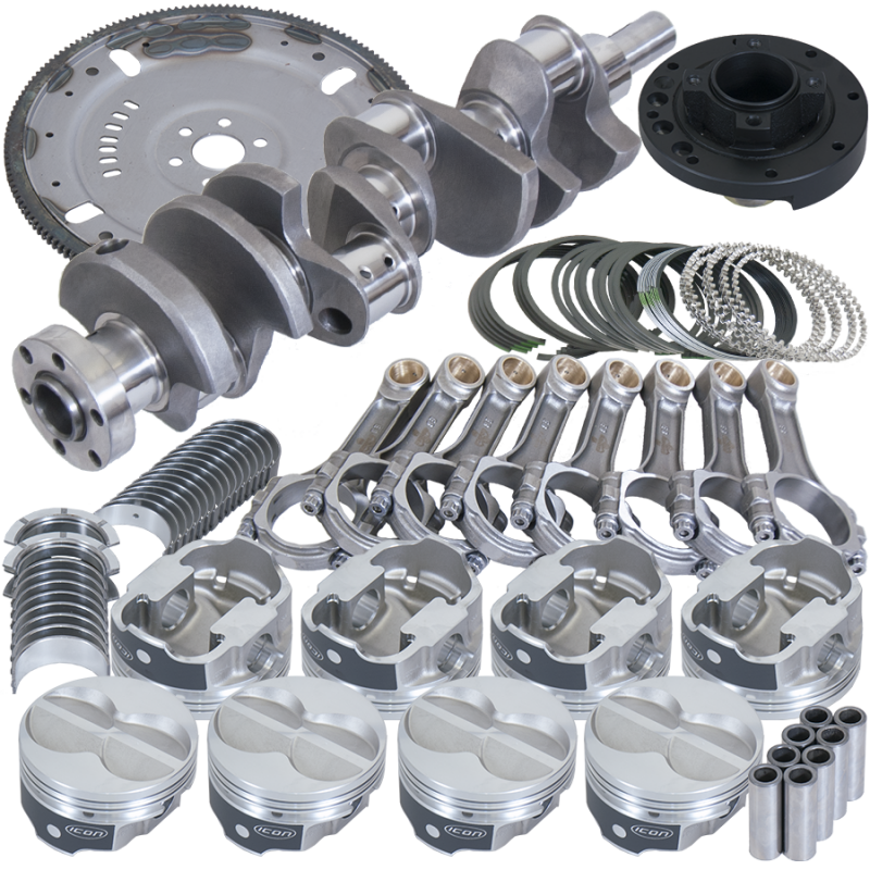 Eagle Ford 302 3.400in Crank 5.400in I-Beam Rods 4.030in Pistons 164 Tooth FP Balanced Assembly