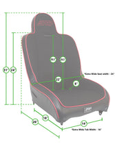 Load image into Gallery viewer, PRP Premier High Back Suspension Seats Kit for Jeep Wrangler CJ7/YJ (Pair) - Black