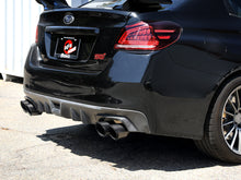 Load image into Gallery viewer, aFe Subaru WRX/STi 15-21 H4-2.0/2.5L Takeda 3in to 2-1/2in Stainless Cat-Back Exhaust Crbn Fiber Tip