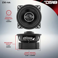 Load image into Gallery viewer, DS18 4in 50 Watts RMS 4 ohm 2-Way Coaxial Speaker w/ Kevlar Cones