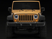 Load image into Gallery viewer, Raxiom 07-18 Jeep Wrangler JK Axial 7-In LED Headlights w/ DRL Turn Signals- Black Housing (Clear)