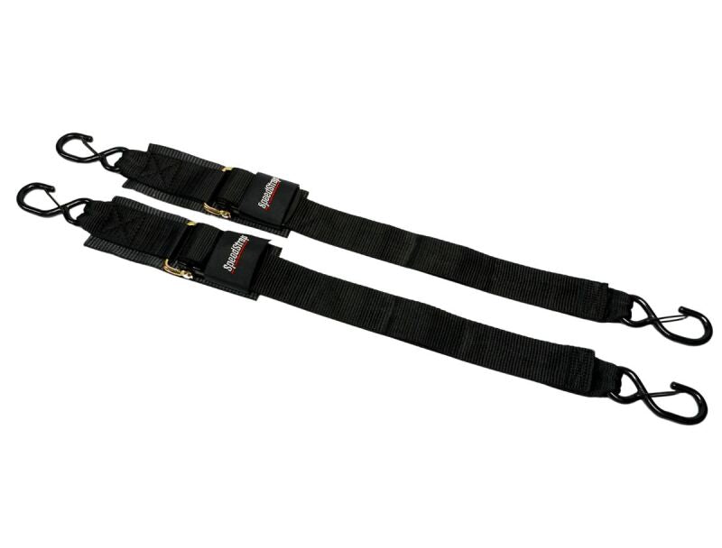 SpeedStrap 2in x 4ft Marine Transom Tie-Down Straps with Snap S-Hooks (2 Pack) 28600-DSH