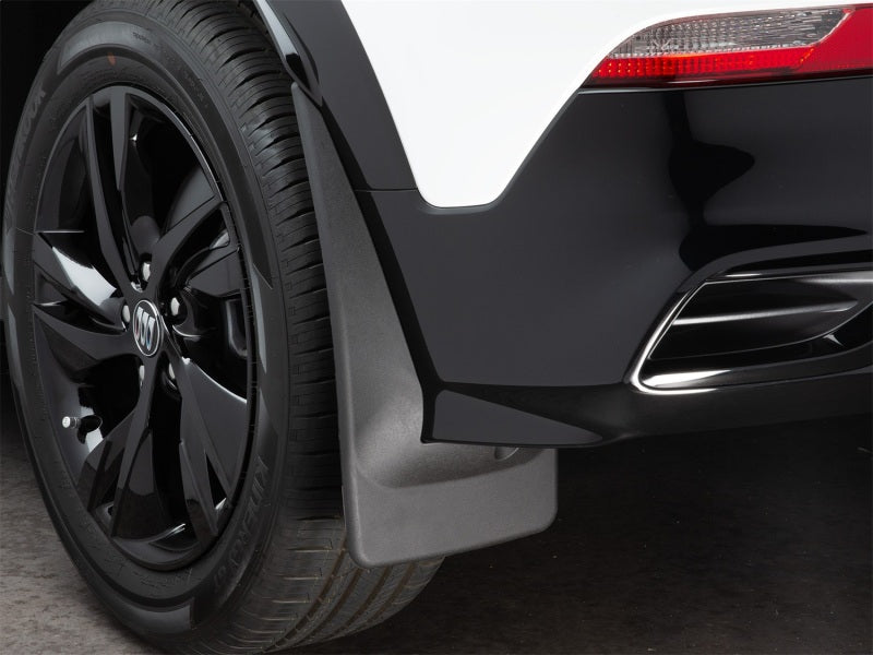 WeatherTech 24-26 Buick Encore GX Rear Mudflaps - Black 120199