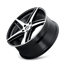 Load image into Gallery viewer, Kraze KR195 Milano 20x8.5 / 5x114.3 BP / 38mm Offset / 72.62mm Hub Gloss Black Machined Wheel
