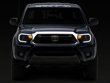 Load image into Gallery viewer, Raxiom 12-15 Toyota Tacoma Axial Series Headlights w/ LED Bar- Black Housing (Clear Lens)