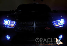 Load image into Gallery viewer, Oracle 11-12 Dodge Charger LED Fog Light Halo Kit - Blue