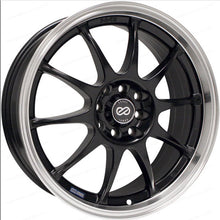 Load image into Gallery viewer, Enkei J10 17x7 5x108/115 38mm Offset 72.6mm Bore Dia Matte Black w/ Machined Lip Wheel