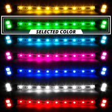 Load image into Gallery viewer, XK Glow Single Color XKGLOW LED Accent Light Motorcycle Kit Red - 8xPod + 2x8InStrips