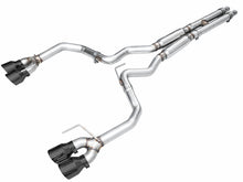 Load image into Gallery viewer, AWE 2024 Ford Mustang GT Fastback S650 RWD Track Edition Cat-Back Exhaust w/ Quad Diamond Black Tips
