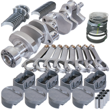 Load image into Gallery viewer, Eagle Chevy 350 1Pc 3.750in Crank 6.000in H-Beam -5cc Flat Top 4.060in Pistons Balanced Assembly