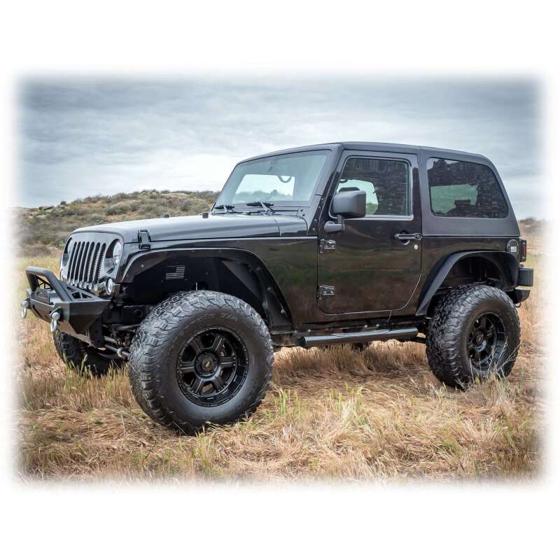 Turn Offroad 07-18 Jeep JK 2 Door Fastback Hardtop 2-Piece White HTJKFB2-M2W
