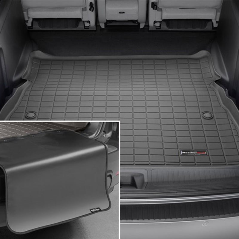 WeatherTech 11-22 Jeep Grand Cherokee SeatBack Cargo Liner HP w/Bumper Protector - Black