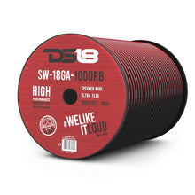 Load image into Gallery viewer, DS18 Speaker Wire 18-GA 1000-Feet Red and Black