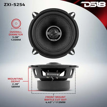 Load image into Gallery viewer, DS18 5.25in 60Watts RMS 4 ohm 2-Way Coaxial Speaker w/ Kevlar Cones