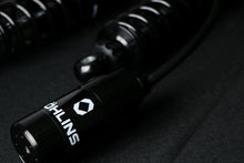 Load image into Gallery viewer, Ohlins 14-26 Harley FL Touring STX 36 Twin Blackline 12in Blk Reservoir Shocks - Heavy Duty Springs