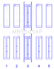 Load image into Gallery viewer, King Engine Bearings Ford V8 351ci 5.8L / 400ci 6.6L 16V (Size STDX Oversized) Main Bearing Set