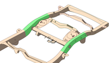 Load image into Gallery viewer, Rust Buster 2003-2014 Toyota 4Runner and FJ Cruiser Over-the-Axle Frame Repair Kit - Right