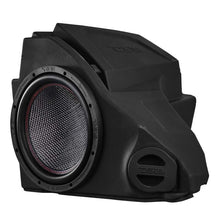 Load image into Gallery viewer, DS18 Polaris RZR Glove Box Enclosure with 10in Carbon Fiber Subwoofer Included 600 Watts RMS