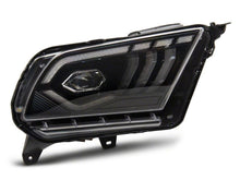 Load image into Gallery viewer, Raxiom 10-12 Ford Mustang w/ Factory Halogen LED Projector Headlights- Black Housing (Clear Lens)