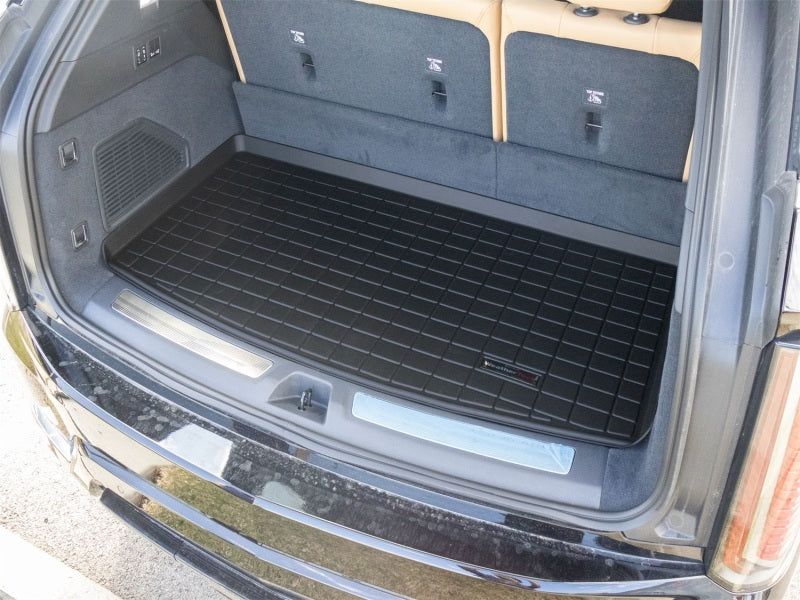 WeatherTech 25-26 Cadillac Escalade IQ Behind 2nd Row Cargo Liners - Black 401841