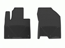 Load image into Gallery viewer, WeatherTech 19-20 Hyundai Santa Fe Front Rubber Mats - Black