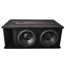 Load image into Gallery viewer, DS18 Dual 12in Loaded 1500 Watts RMS 2x ZR12.4D Ported Enclosure w/ Subwoofer