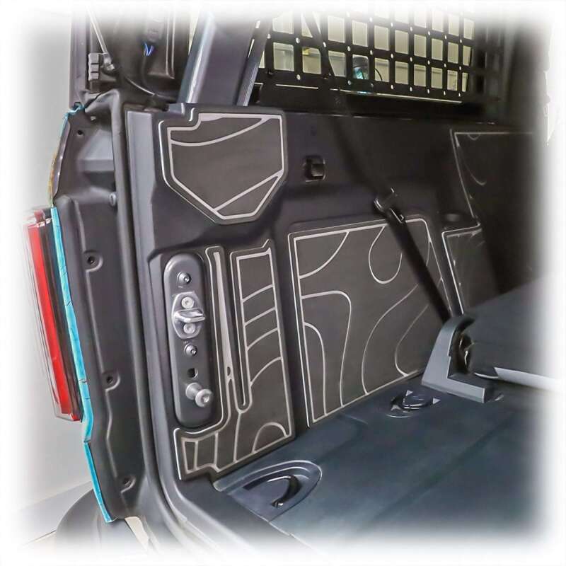 Turn Offroad 2021+ Ford Bronco (2 Door) Cargo Area Foam Protector Kit Black IA5-M2B