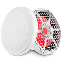 Load image into Gallery viewer, DS18 Marine Subwoofer w/ RGB Lights 12in 350 Watts RMS 4 ohm SVC White