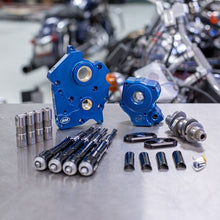 Load image into Gallery viewer, S&amp;S Cycle 2017+ WC M8 Models Chain Drive 465C Cam Chest Kit w/ Blk Pushrod Tubes - Incl. VVT