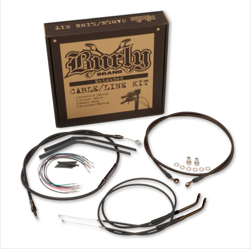 Burly Brand Control Kit 12in Apes / Viejo