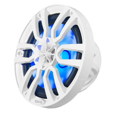 Load image into Gallery viewer, DS18 NXL Series Coaxial Marine Speaker w/ RGB Lights 8in 2-Way 125 Watts RMS 4 ohm White