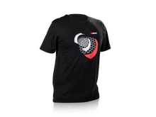 Load image into Gallery viewer, Akrapovic Lifestyle T-shirt Mesh Mens Black - XLarge