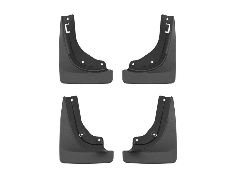 WeatherTech 2026 Tesla Model Y Front & Rear No Drill MudFlaps - Black 110226-120226