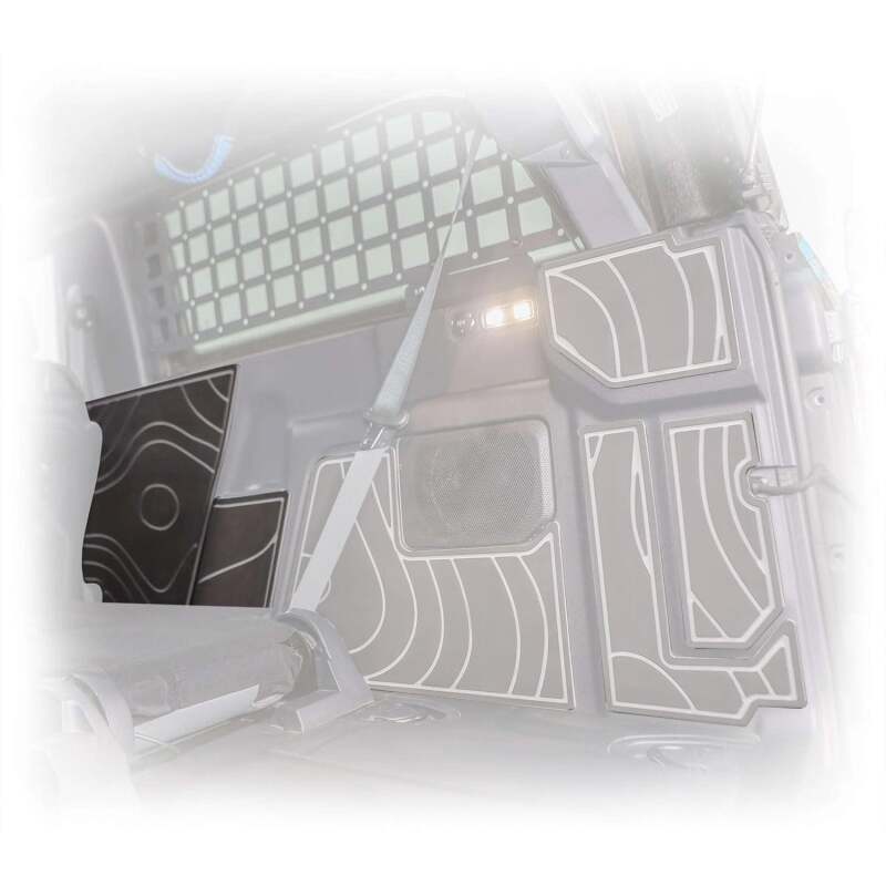 Turn Offroad 2021+ Ford Bronco (2 Door) Cargo Area Foam Protector Kit Black IA5-M2B