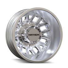Load image into Gallery viewer, Mayhem 8107D Cogent Dually 17x6.5 8x210 BP 125mm Offset 154.2mm Bore Polished Wheel