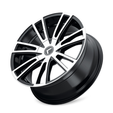 Load image into Gallery viewer, Kraze KR183 Spectra 20x8.5 / 5x115/120 BP / 38mm Offset / 74.1mm Hub Gloss Black Machined Wheel