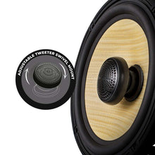 Load image into Gallery viewer, DS18 Deluxe Quality 6.5in Coaxial 150 Watts RMS 4 ohm Yellow Straw + Composite Foam Cone
