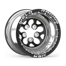 Load image into Gallery viewer, Weld Alpha-1 15x16 / 5x4.75 BP / 5in. BS Black Wheel - Black Double Beadlock - GTR Auto