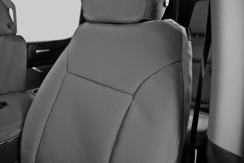 Covercraft 21-24 Ford Bronco Endura PrecisionFit Custom Second Row Seat Covers - Silver/Silver GTF4304ENSS