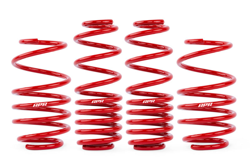 APR 15-21 Volkswagen Golf R/GTI (MK7/MK7.5) Roll-Control Lowering Springs - Red SUS00014