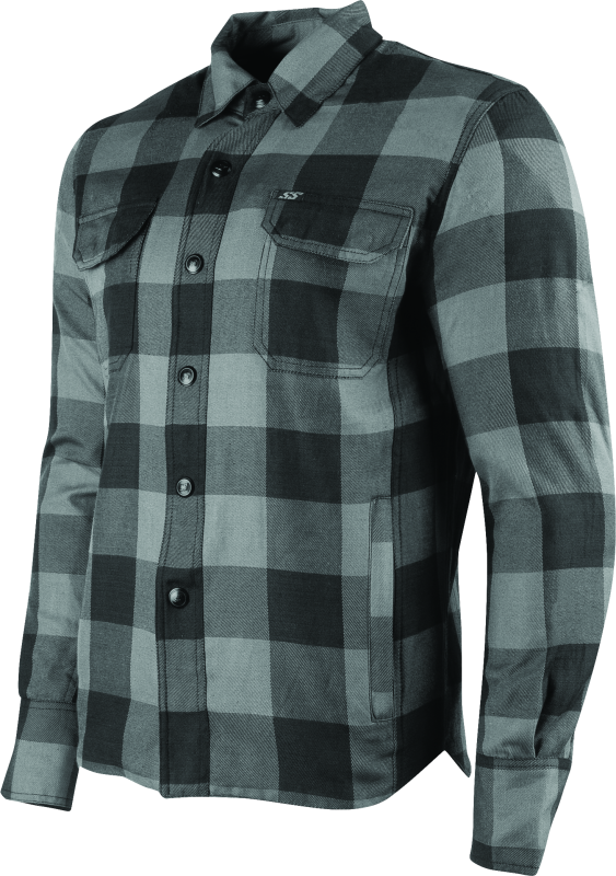 Speed and Strength True Grit 2.0 Armored Moto Shirt Grey - 2XL