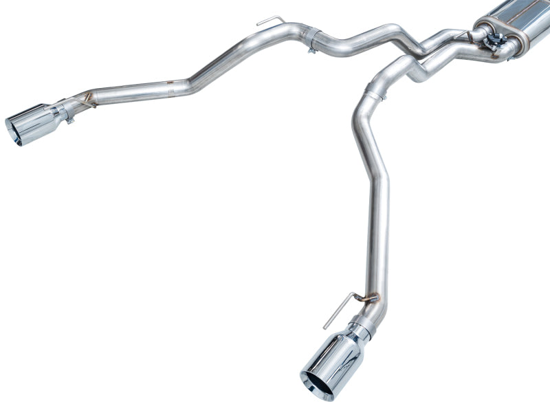 AWE 2024+ Ford Ranger Raptor 3.0L Switchpath Cat-Back Exhaust - Chrome Silver Tips 3025-32306