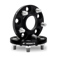 Load image into Gallery viewer, Mishimoto 5x114.3 15mm 56.1 Bore M12 Wheel Spacers - Black MMWS-003-150BK