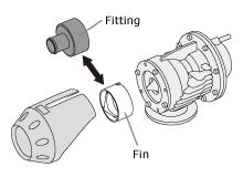Load image into Gallery viewer, HKS SSQV Recirculation Fitting (for 29mm ID hose)
