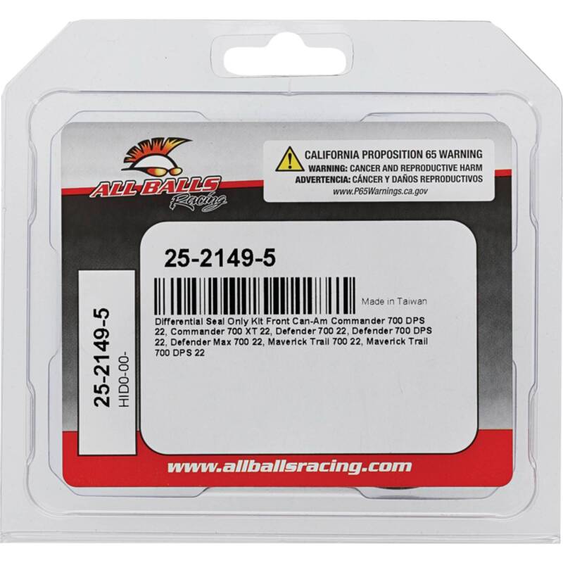 All Balls Racing Differential Seal Kit 25-2149-5