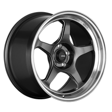 Load image into Gallery viewer, Konig Hyperspec 18x8.5 5X114.3 ET35 Anthracite Metallic Wheel w/ Mirror Machined Lip