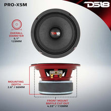 Load image into Gallery viewer, DS18 5.25in 150 Watts RMS 4 ohm Mid-Range Loudspeaker