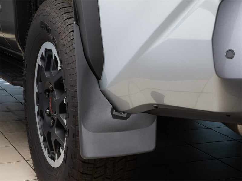 WeatherTech 25-26 Toyota 4Runner Rear Mudflaps - Black 120215
