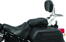 Load image into Gallery viewer, Kuryakyn Fixed Mounts Multi-Purpose Driver &amp; Passenger Backrest 18-Up Softail - Chrome